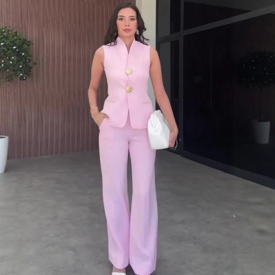 The Sleeveless Power Suit