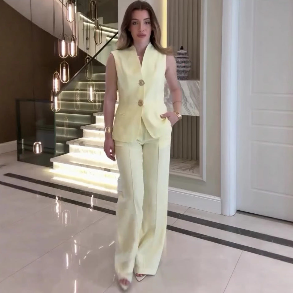 The Sleeveless Power Suit