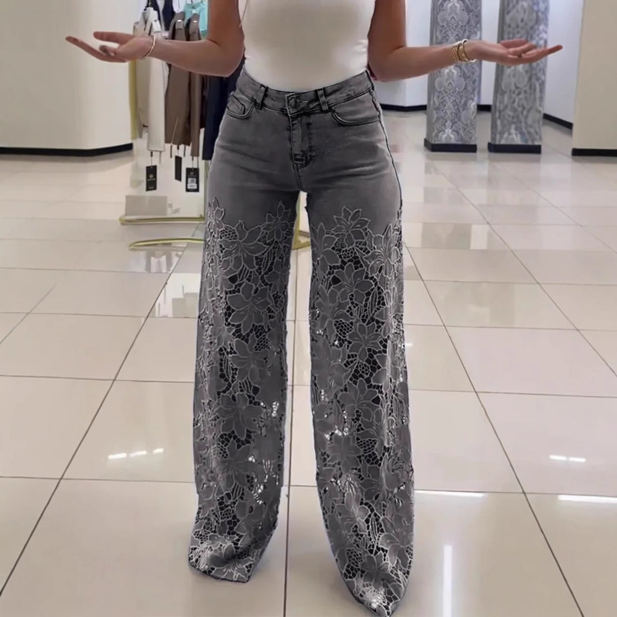 The Vintage Lace Denim