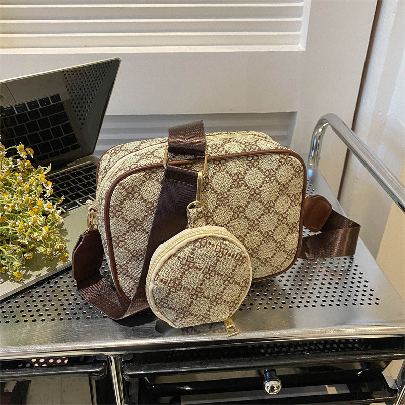 Vintage Pattern Crossbody Bag