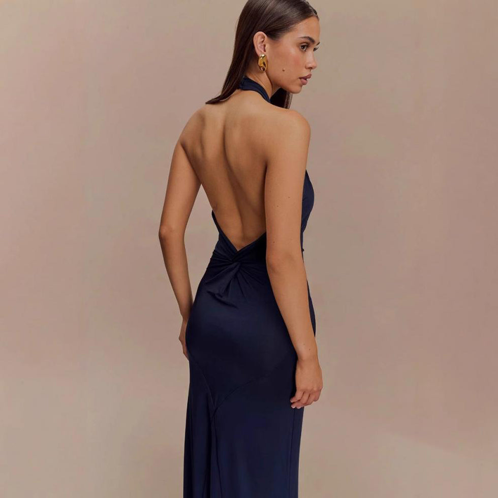 The Seraphina Halter Maxi