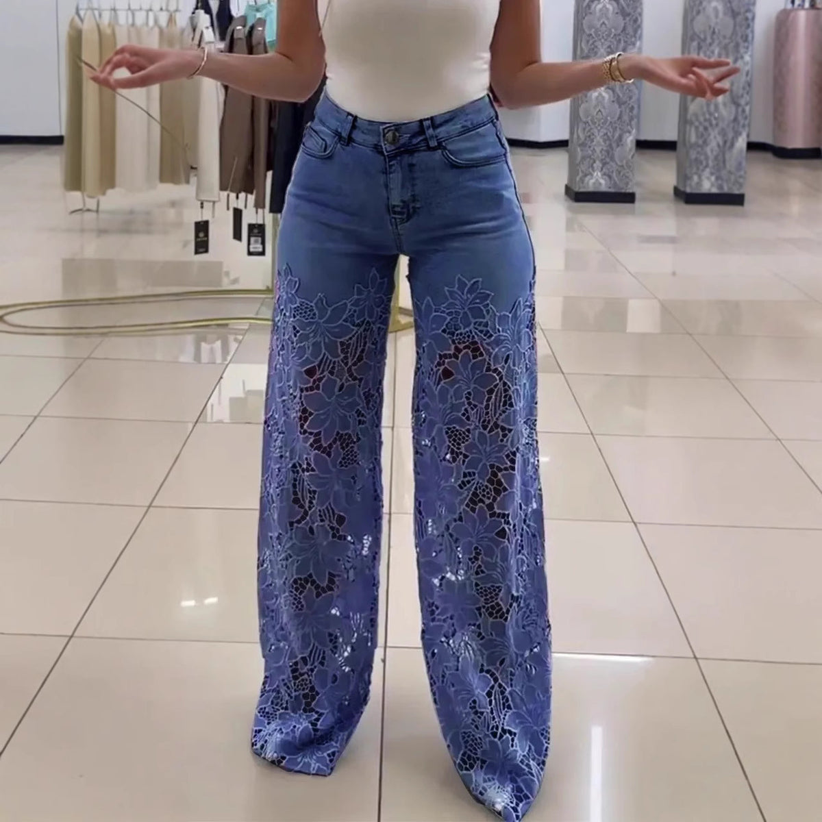 The Vintage Lace Denim