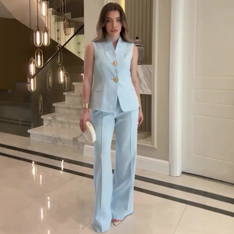 The Sleeveless Power Suit