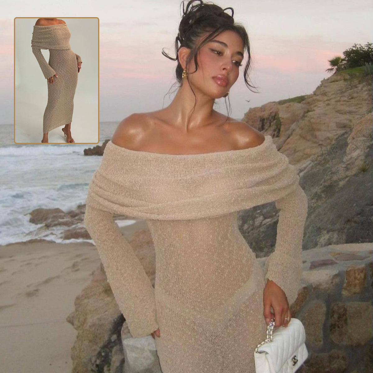 The Serene One-Shoulder