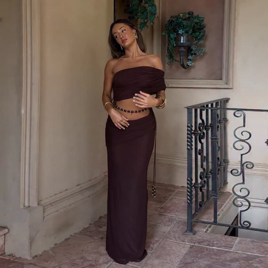The Serene Pleated Set