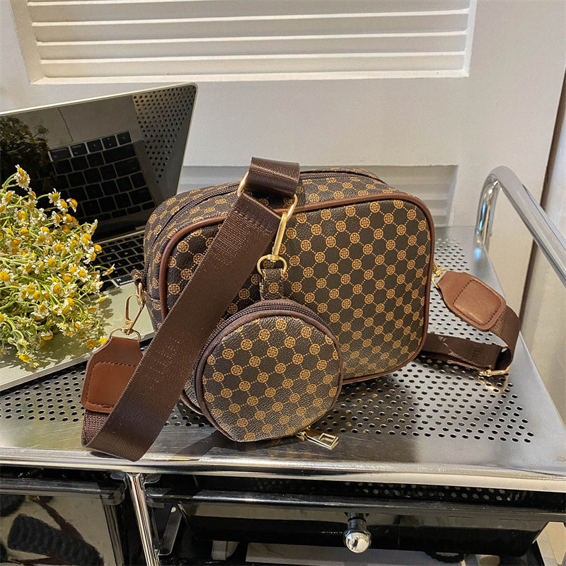 Vintage Pattern Crossbody Bag