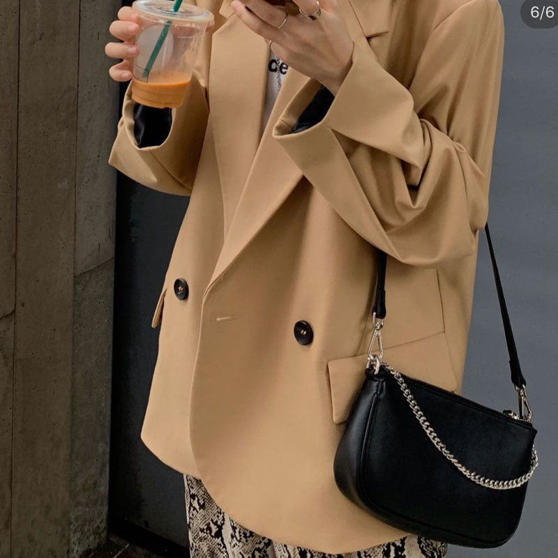 Stylish Underarm Chain Crossbody Small Bag Pu Leather Shoulder Bags