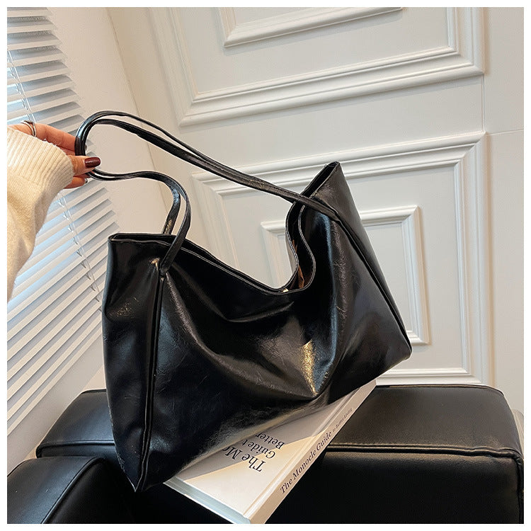 Vintage Leather Tote Bag