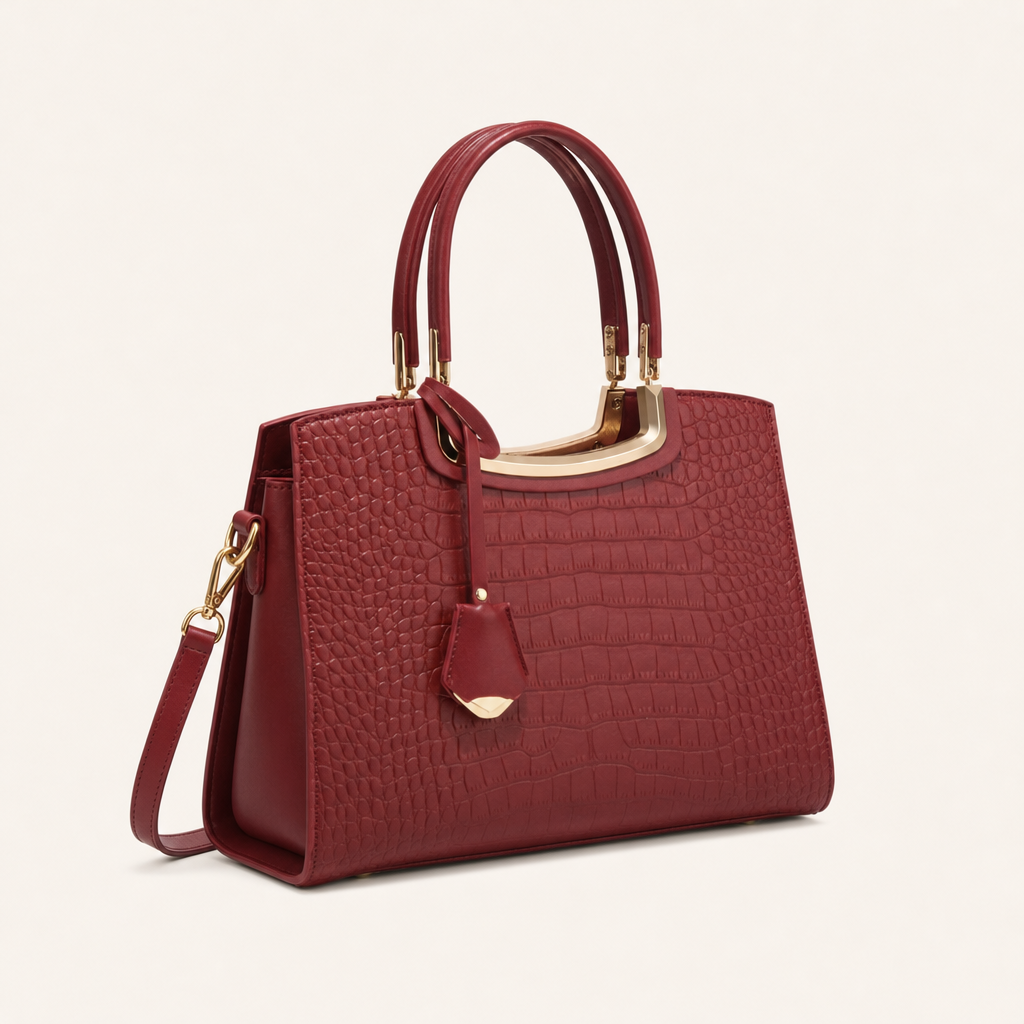 Vivienne Croco Handbag