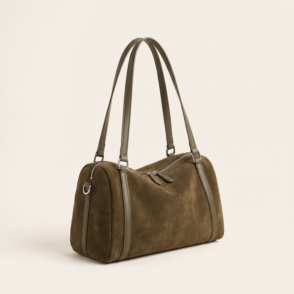 Amélie Suede Shoulder Bag