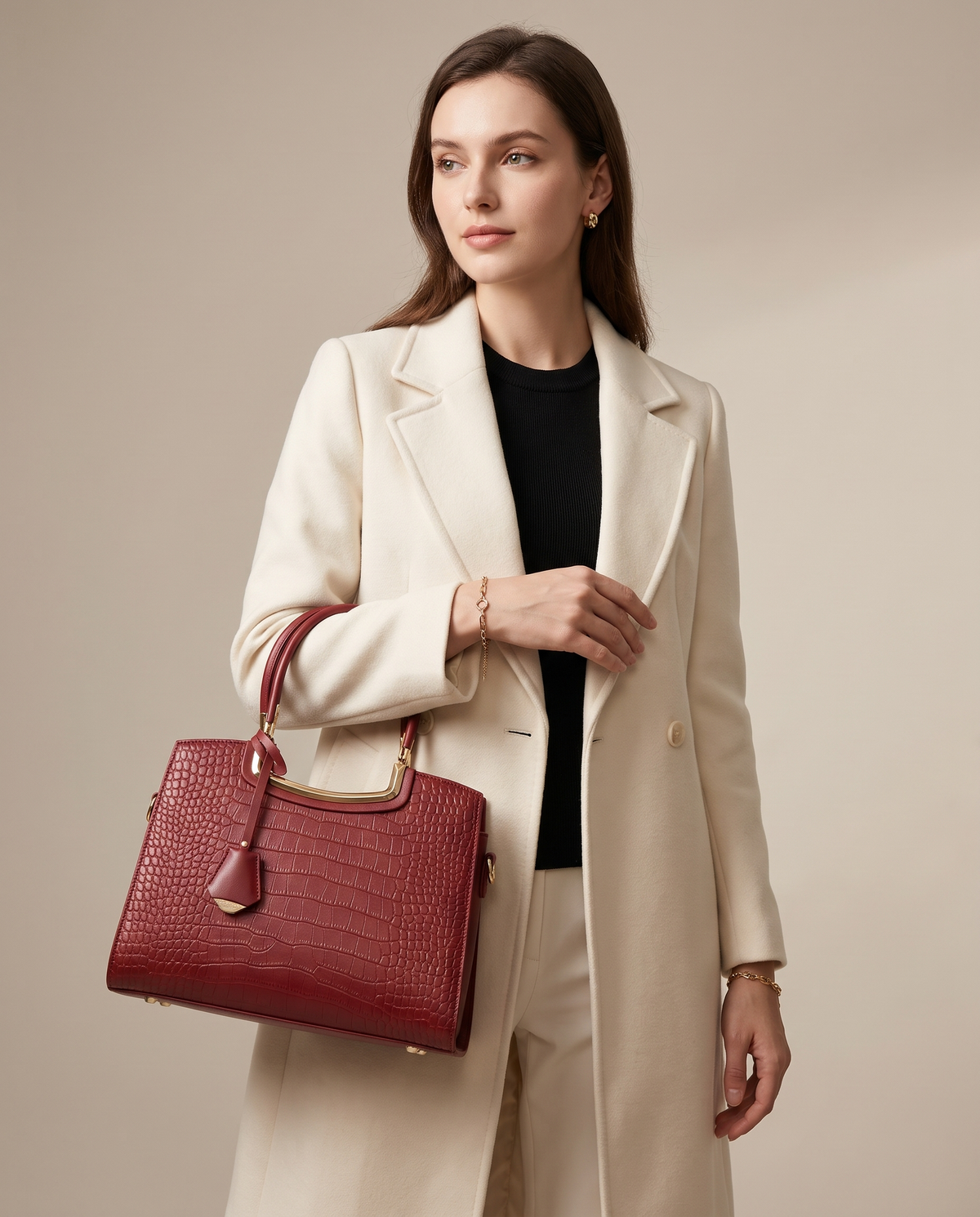 Vivienne Croco Handbag