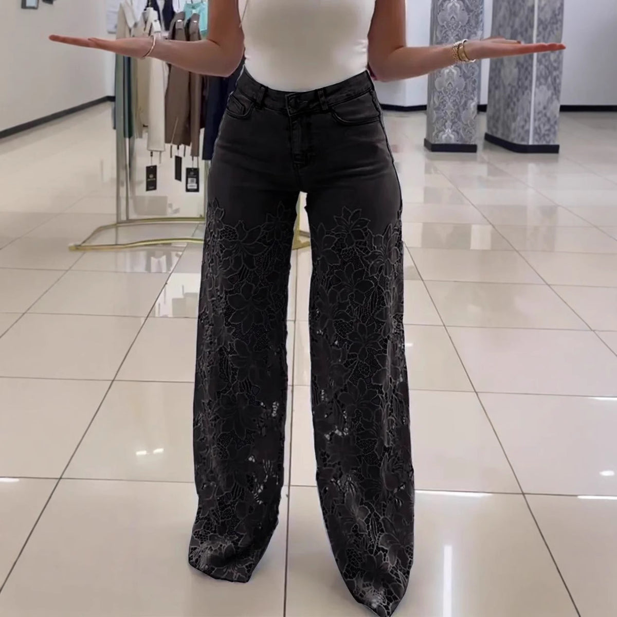 The Vintage Lace Denim