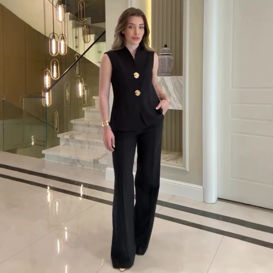 The Sleeveless Power Suit