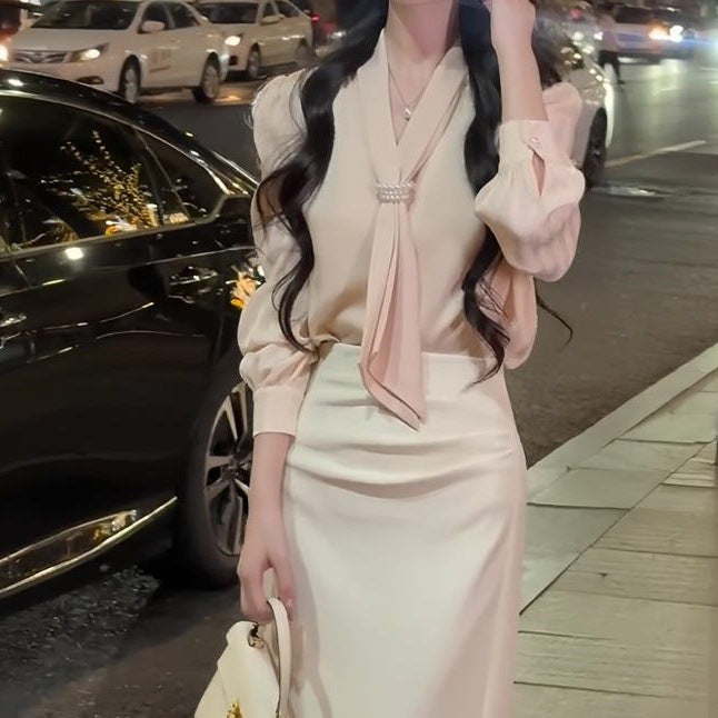 High Waist Slit Skirt