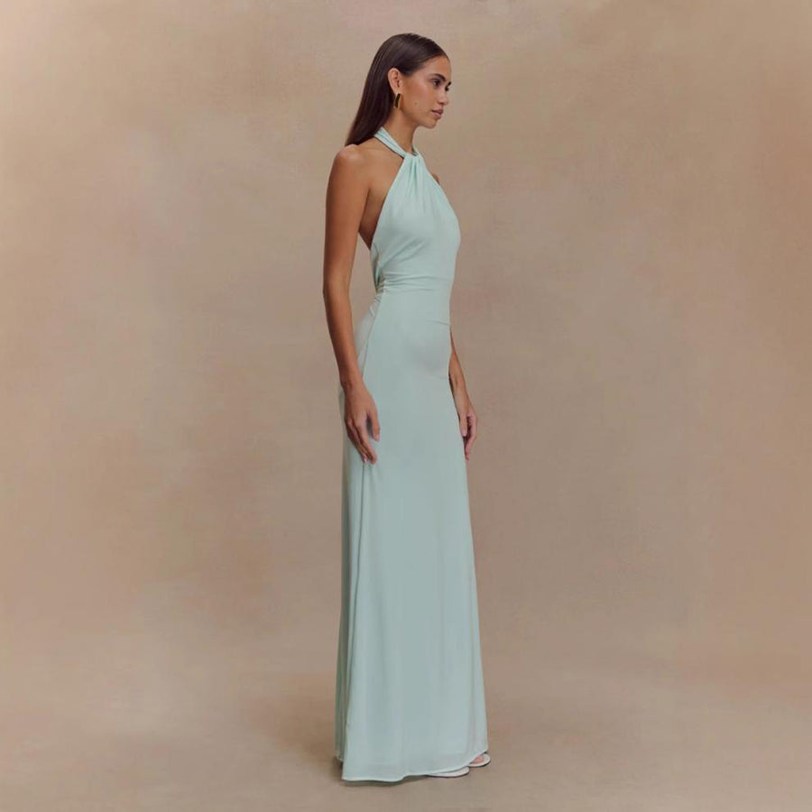 The Seraphina Halter Maxi