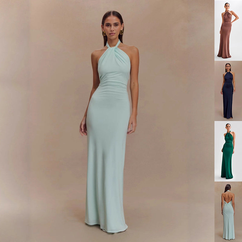 The Seraphina Halter Maxi