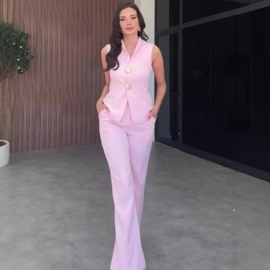 The Sleeveless Power Suit